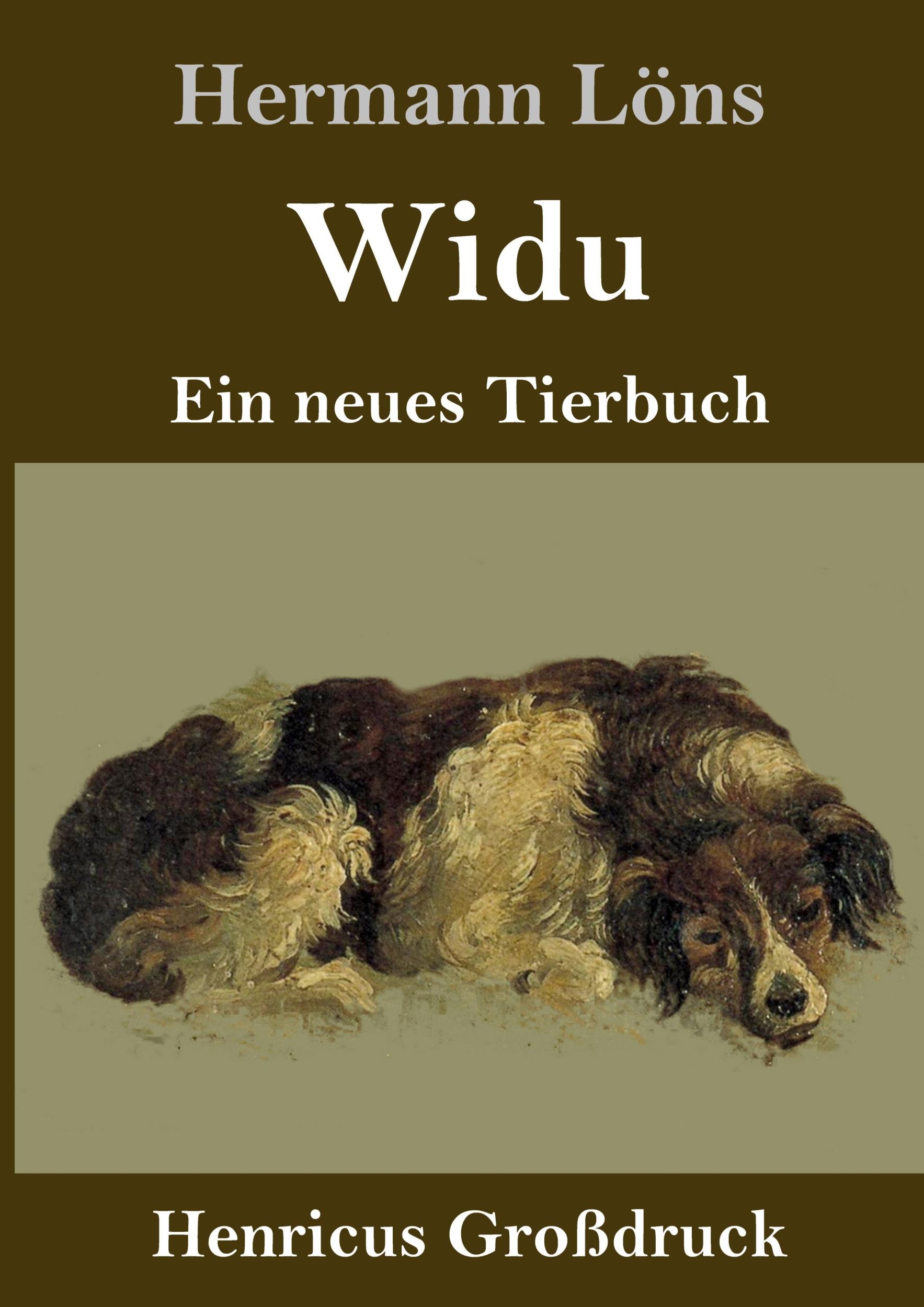 Cover: 9783847852636 | Widu (Großdruck) | Ein neues Tierbuch | Hermann Löns | Buch | 136 S.