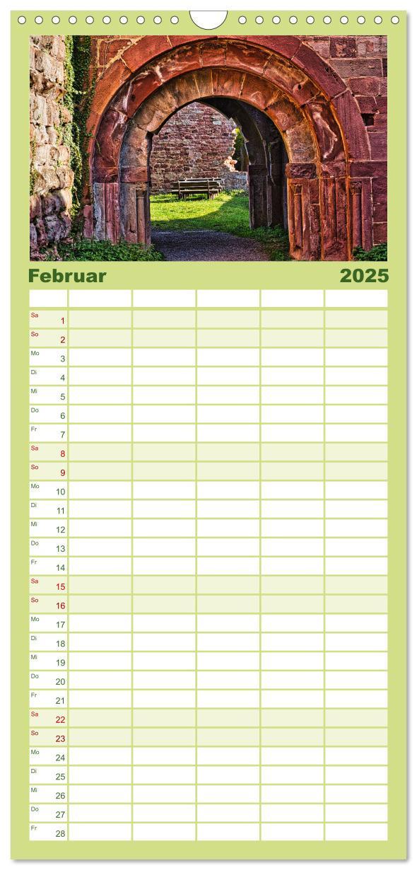 Bild: 9783457096437 | Familienplaner 2025 - Burg Wildenberg mit 5 Spalten (Wandkalender,...