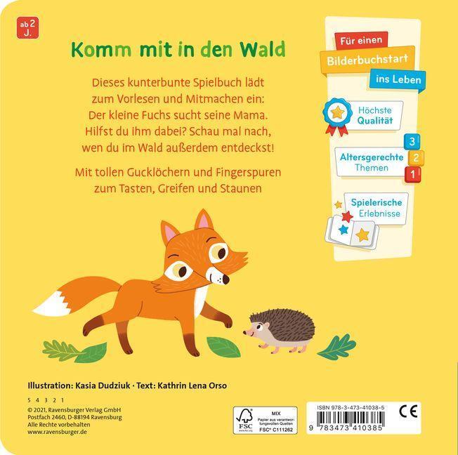 Bild: 9783473410385 | Mein erstes Spiel- und Suchbuch mit dem kleinen Fuchs | Orso | Buch