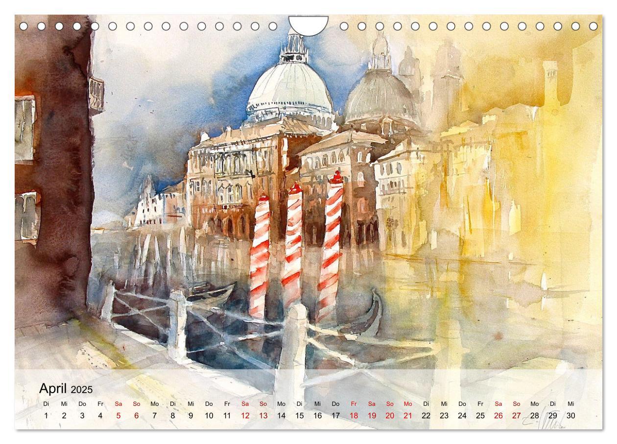 Bild: 9783383836084 | Aquarell auf Reisen - mit Eckard Funck (Wandkalender 2025 DIN A4...