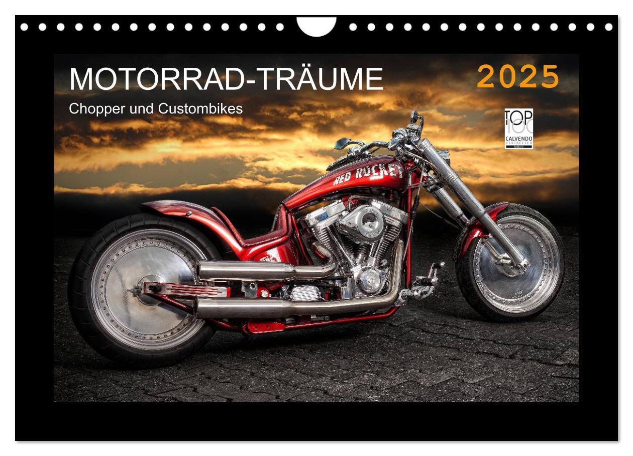 Cover: 9783435709342 | Motorrad-Träume ¿ Chopper und Custombikes (Wandkalender 2025 DIN A4...