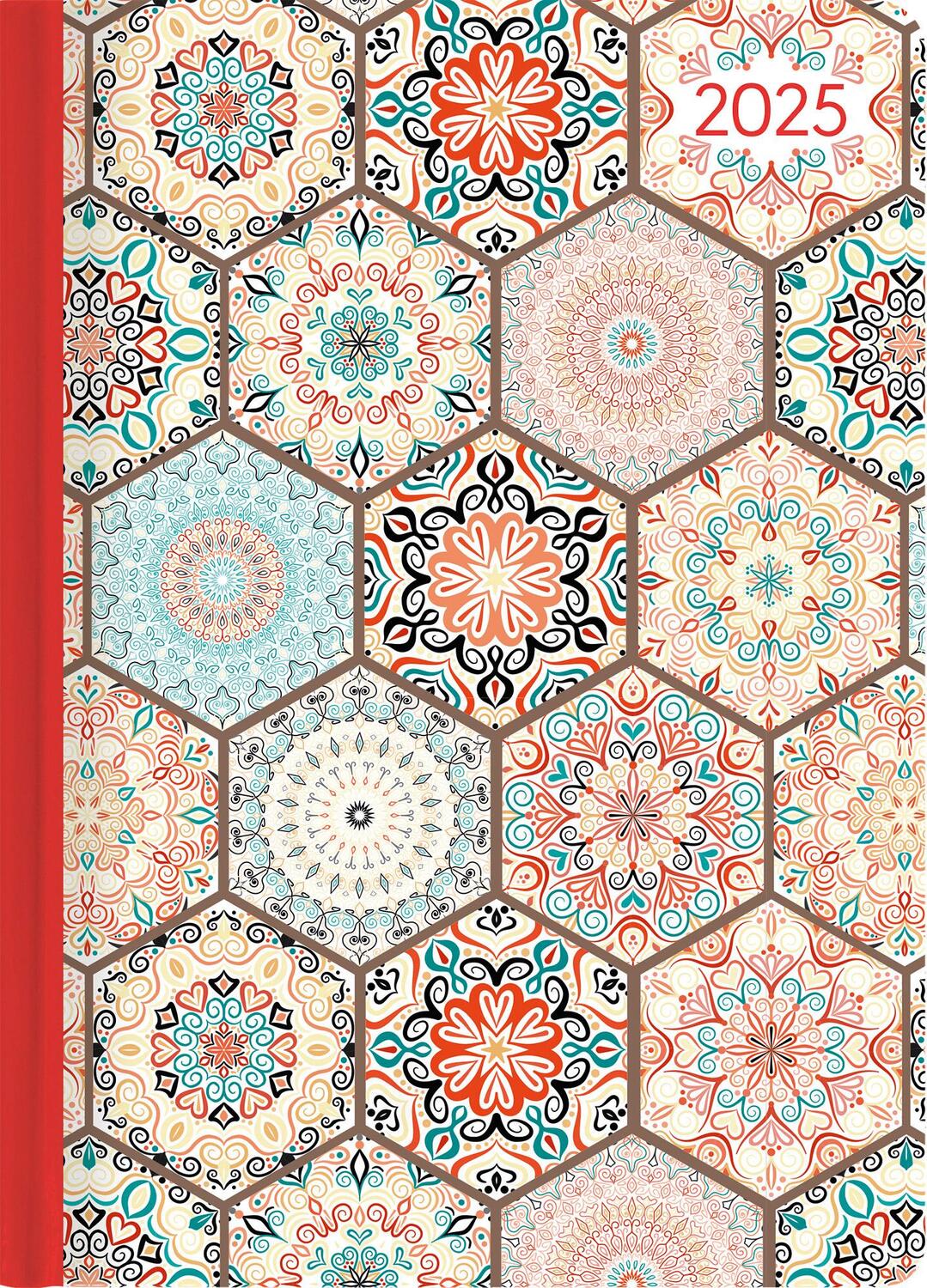 Cover: 4251732344542 | Ladytimer Oriental Pattern 2025 - Taschenkalender A6 (10,7x15,2 cm)...