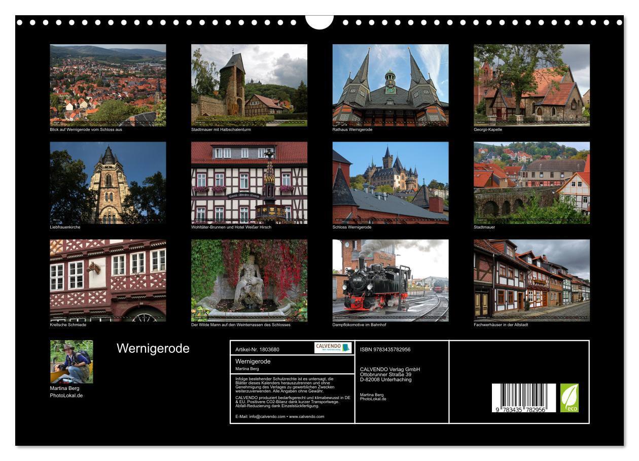 Bild: 9783435782956 | Wernigerode (Wandkalender 2025 DIN A3 quer), CALVENDO Monatskalender