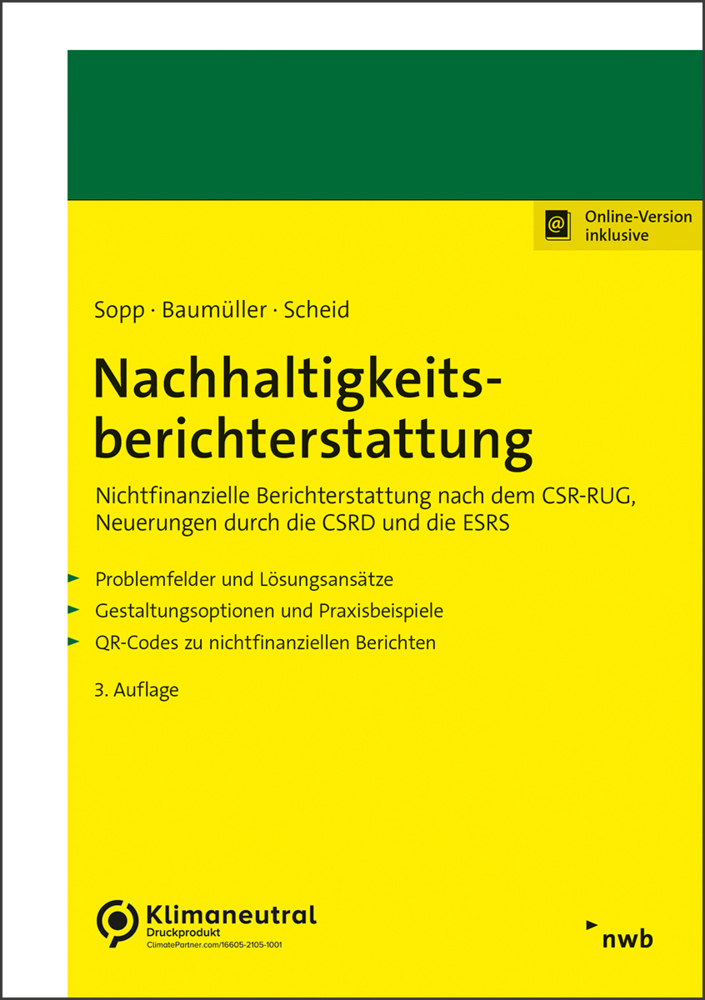 Cover: 9783482678936 | Nachhaltigkeitsberichterstattung | Karina Sopp (u. a.) | Bundle | 2023