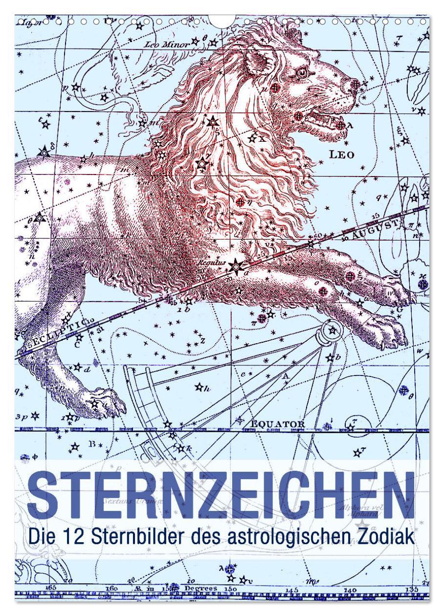 Cover: 9783435912186 | Sternzeichenkalender (Wandkalender 2025 DIN A3 hoch), CALVENDO...