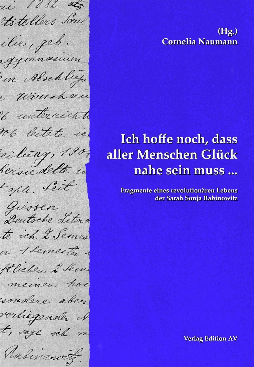 Cover: 9783868411904 | 'Ich hoffe noch, dass aller Menschen Glück nahe sein muss ...' | Buch