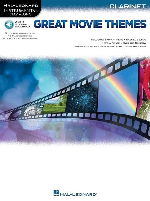 Cover: 9781495005541 | Great Movie Themes - Instrumental Play-Along for Clarinet...