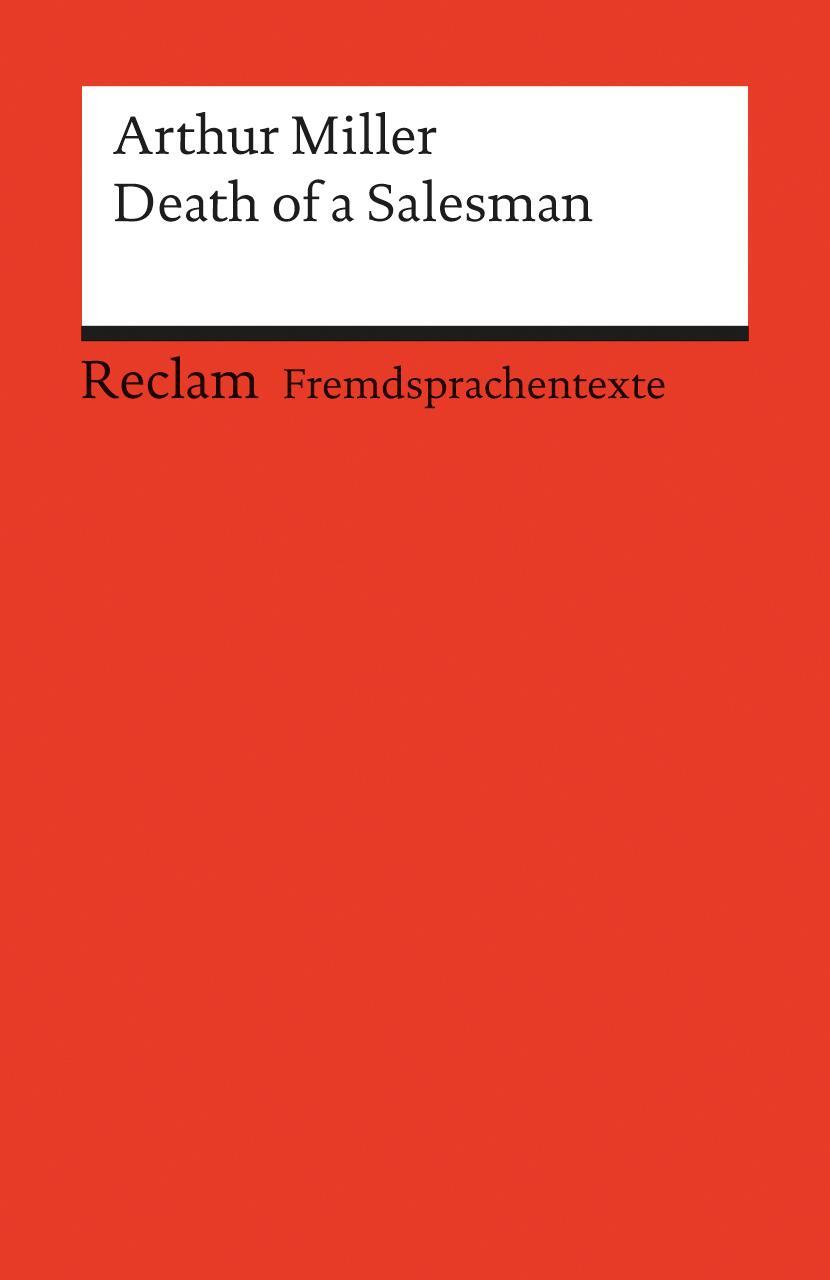 Cover: 9783150091722 | Death of a Salesman. Certain Private Conversations in Two Acts and...