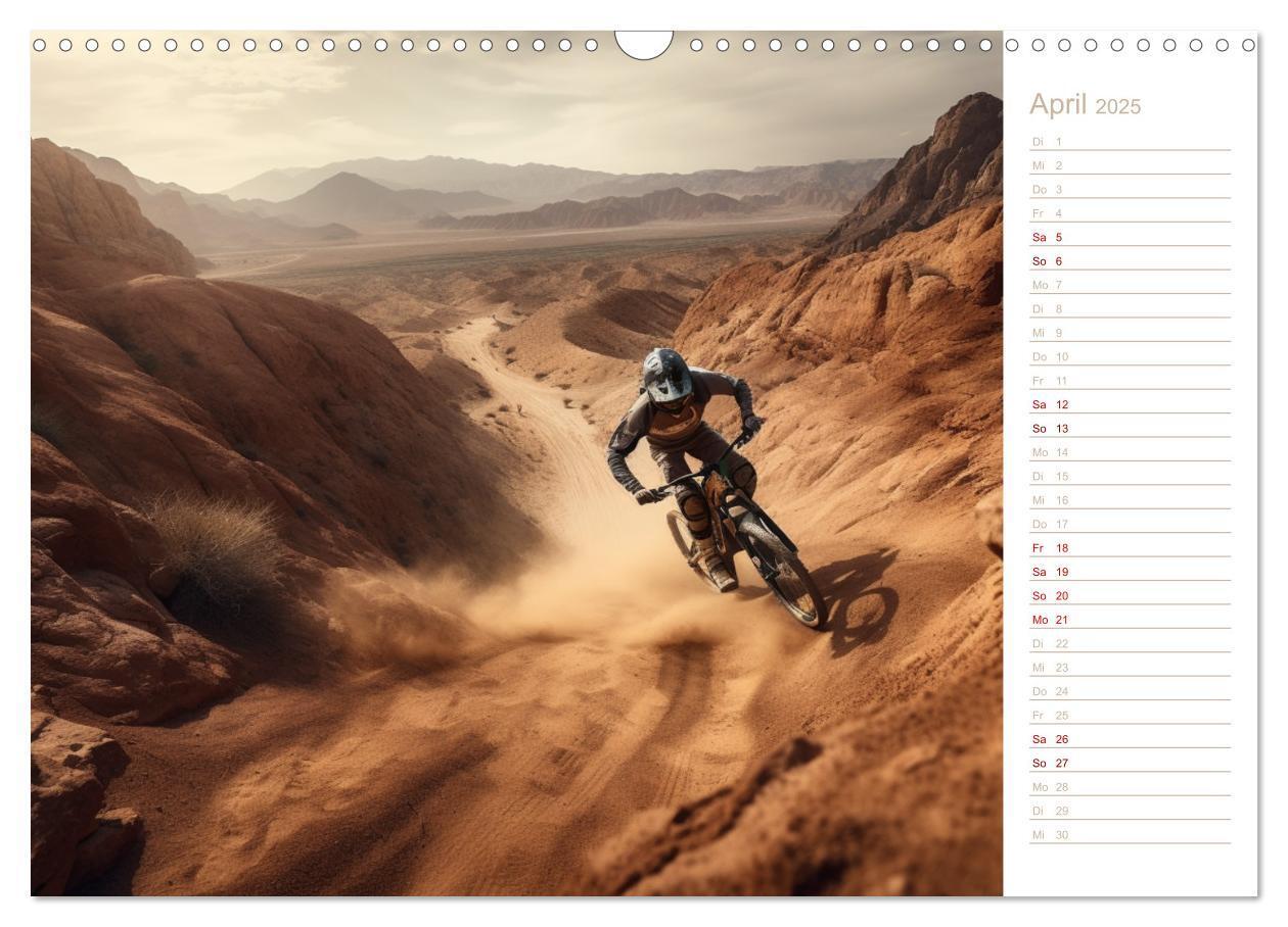 Bild: 9783383870477 | Mit dem Mountainbike durch die Welt (Wandkalender 2025 DIN A3...