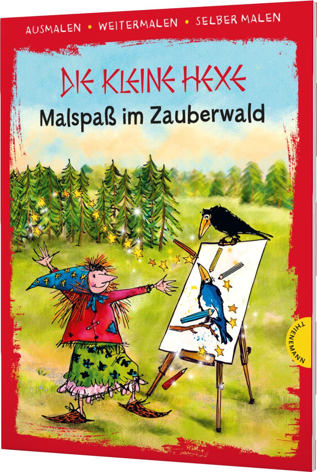 Cover: 9783522185769 | Die kleine Hexe (Ausmalen, weitermalen, selber malen) | Preußler