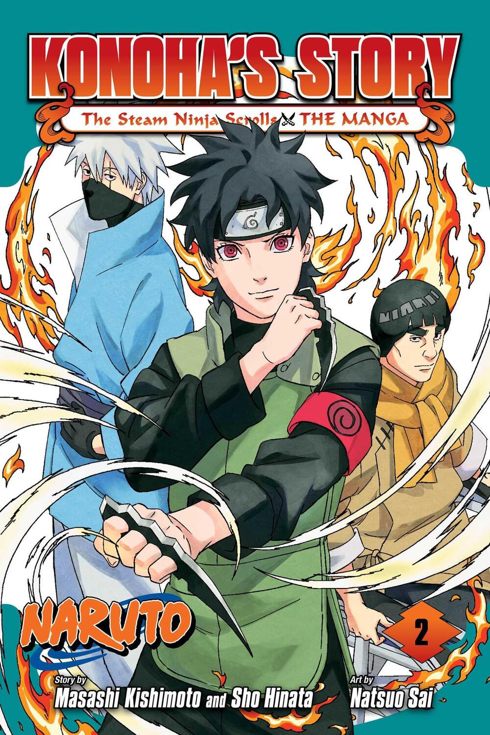 Cover: 9781974749096 | Naruto: Konoha's Story--The Steam Ninja Scrolls: The Manga, Vol. 2