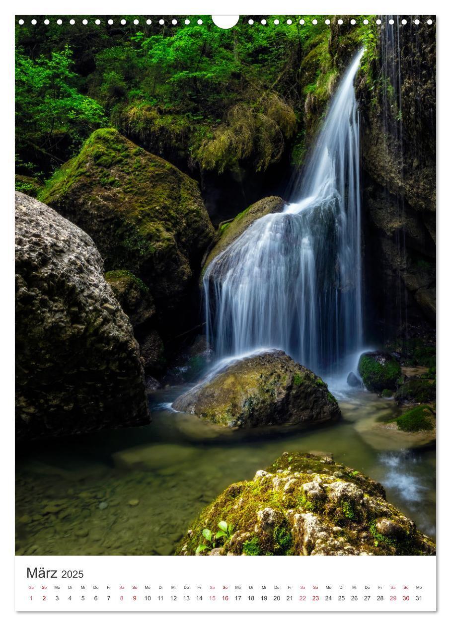 Bild: 9783435901029 | Allgäuer Wasserfälle (Wandkalender 2025 DIN A3 hoch), CALVENDO...