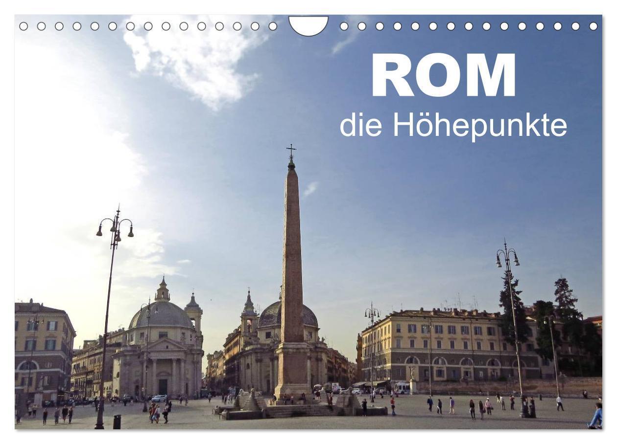 Cover: 9783435643486 | Rom - die Höhepunkte (Wandkalender 2025 DIN A4 quer), CALVENDO...