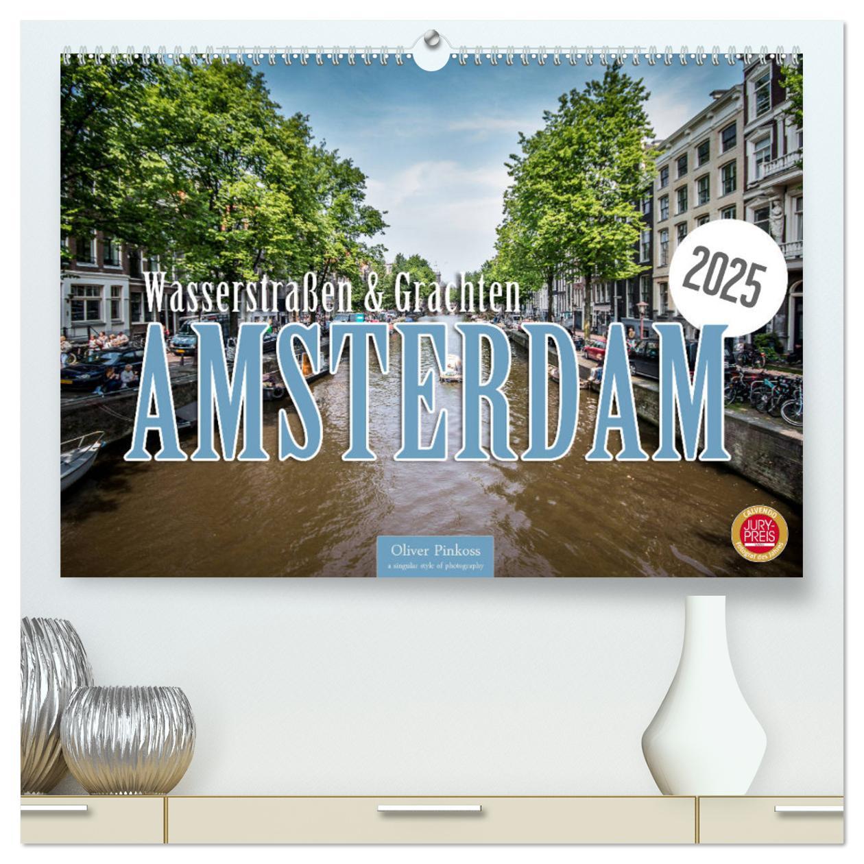 Cover: 9783435434879 | Amsterdam - Wasserstraßen und Grachten (hochwertiger Premium...