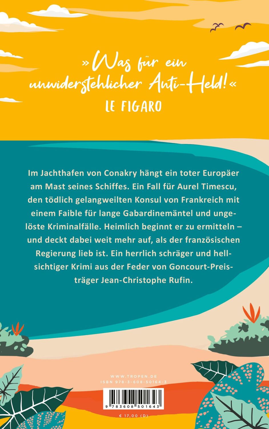 Rückseite: 9783608501643 | Der Gehängte von Conakry | Ein Fall für den Konsul | Rufin | Buch