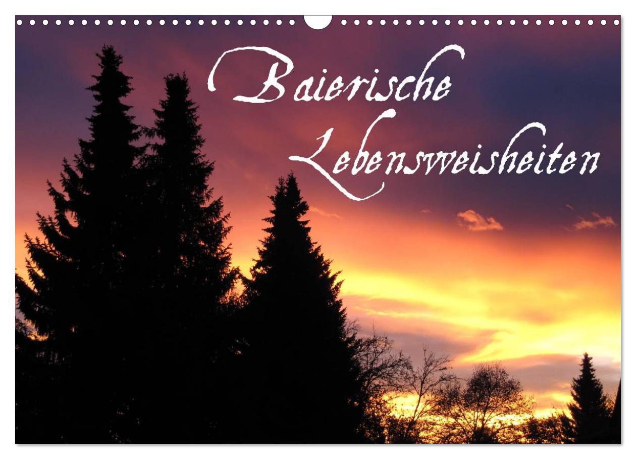 Cover: 9783435758807 | Baierische Lebensweisheiten (Wandkalender 2025 DIN A3 quer),...