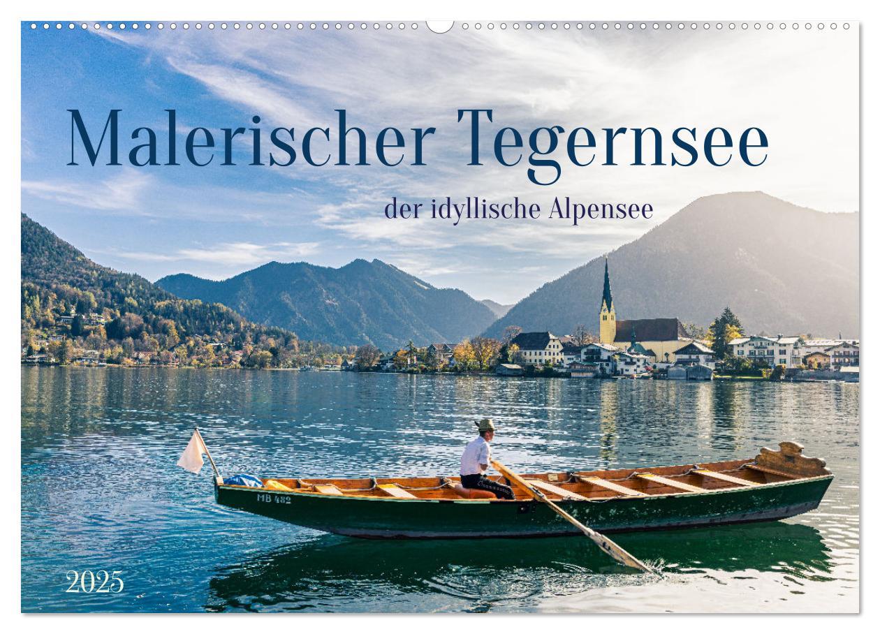 Cover: 9783383859892 | Malerischer Tegernsee (Wandkalender 2025 DIN A2 quer), CALVENDO...