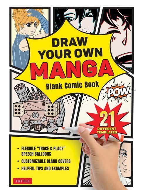 Cover: 9780804856607 | Draw Your Own Manga | Blank Comic Book (with 21 Different Templates)