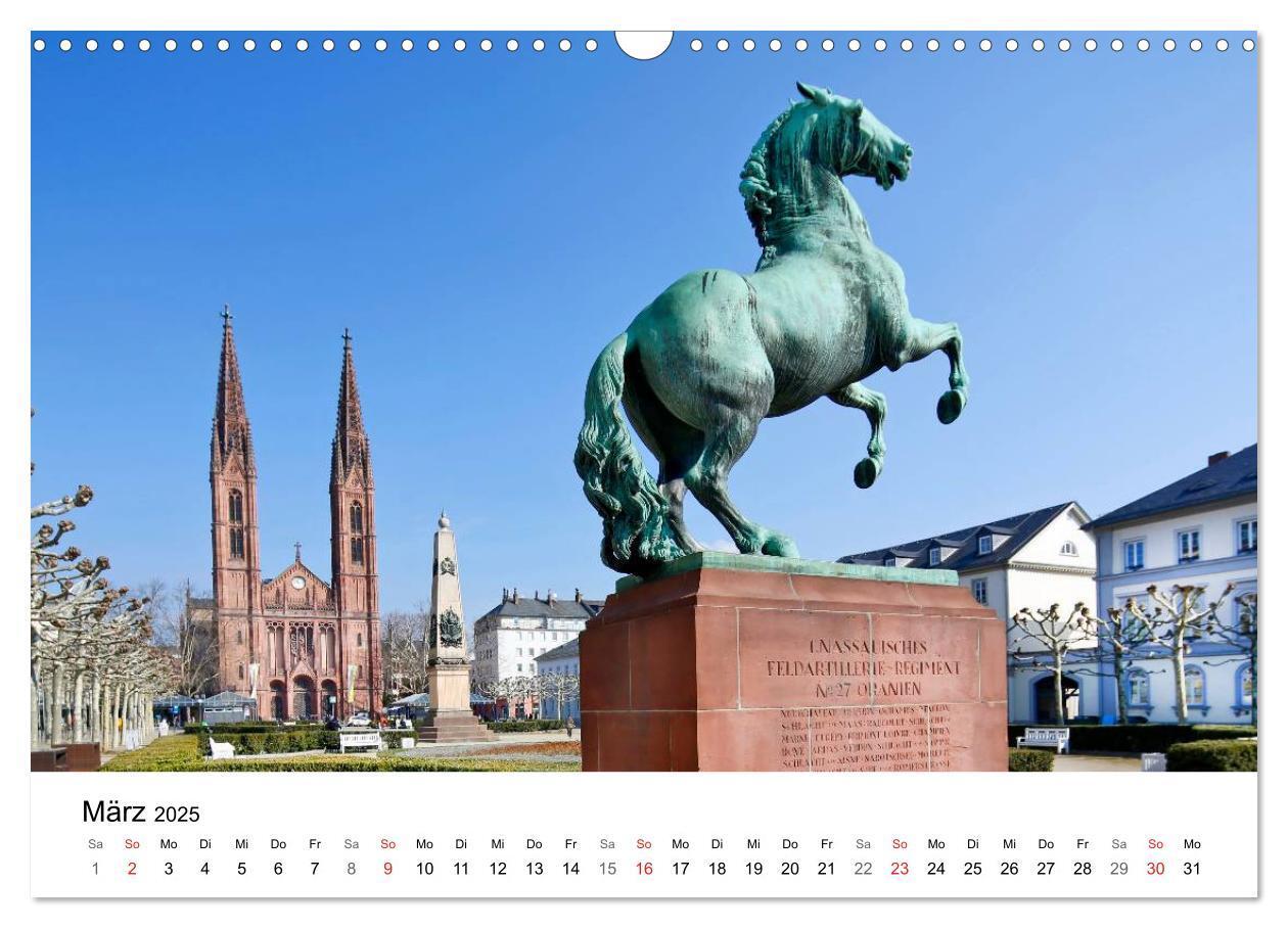 Bild: 9783435610853 | Highlights von Wiesbaden (Wandkalender 2025 DIN A3 quer), CALVENDO...