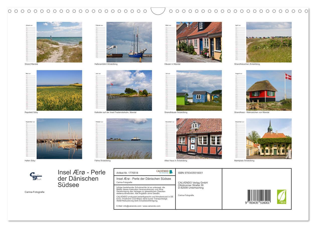 Bild: 9783435516001 | Insel Ærø - Perle der Dänischen Südsee (Wandkalender 2025 DIN A3...