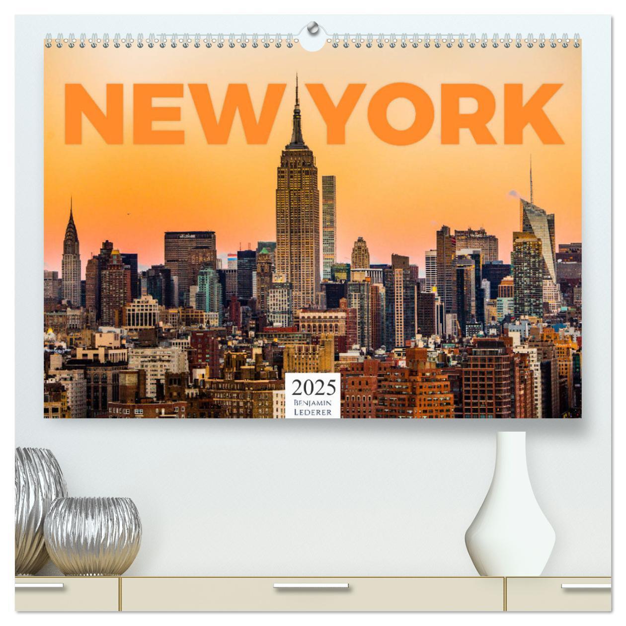 Cover: 9783435209507 | New York - Eine Weltstadt (hochwertiger Premium Wandkalender 2025...