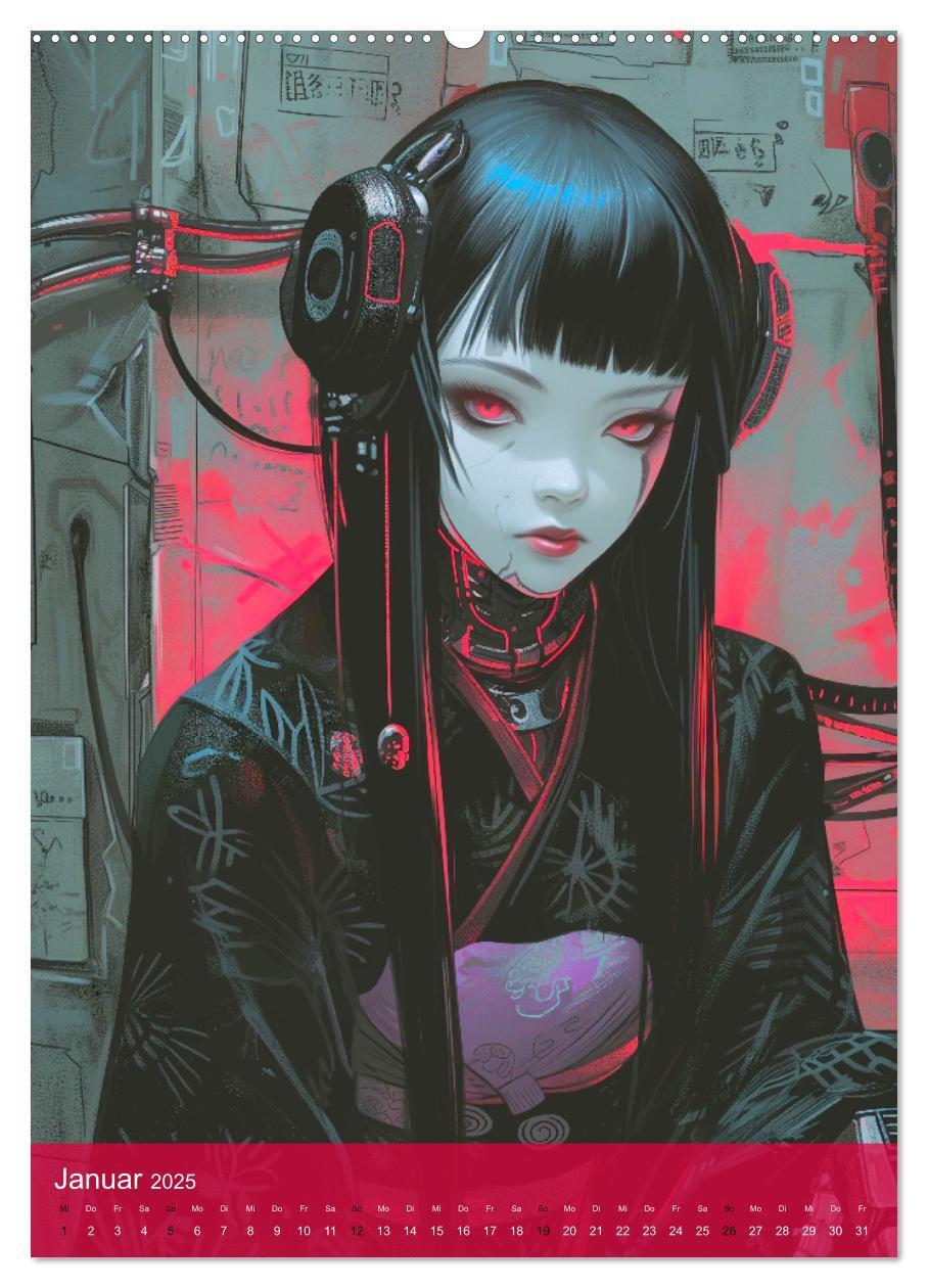 Bild: 9783383812965 | Manga-Comics. Cyberpunk Anime. Science Fiction Girls (hochwertiger...