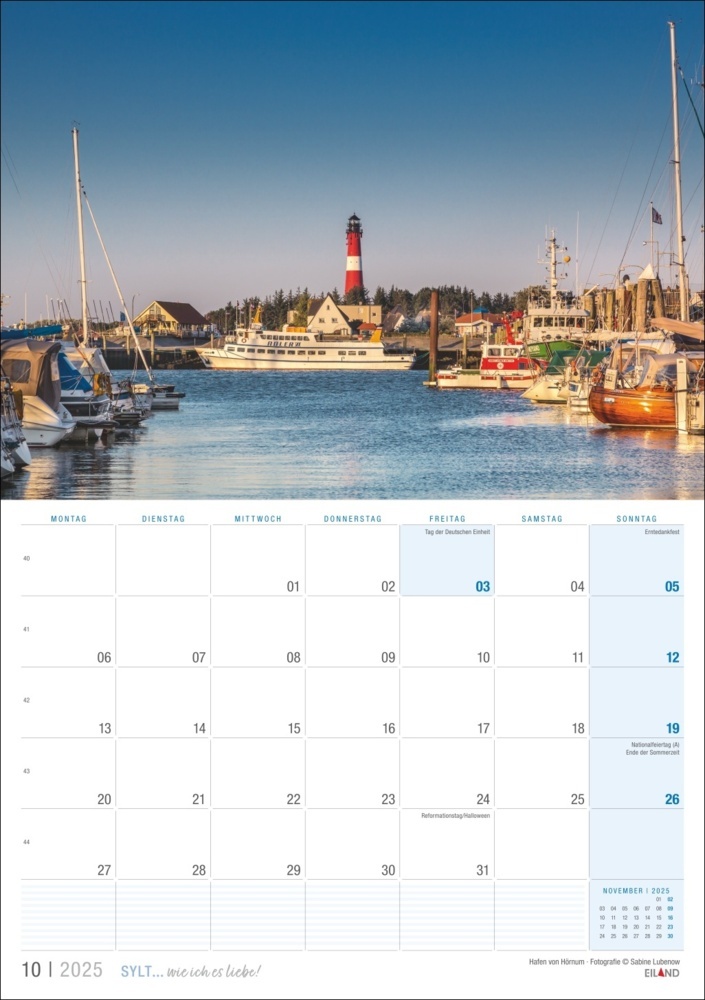 Bild: 9783964023438 | Sylt ... wie ich es liebe Kalender 2025 | Kalender | 13 S. | Deutsch