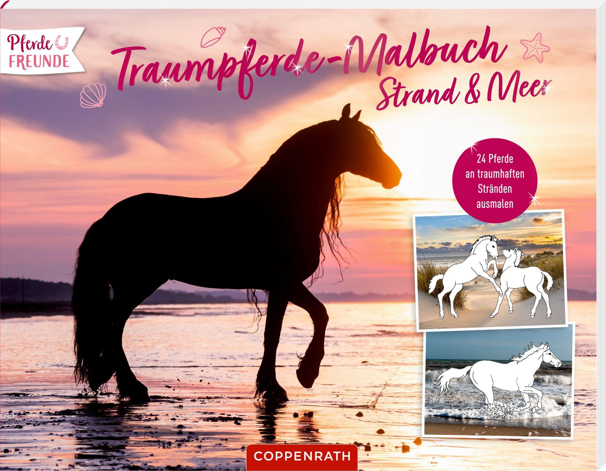 Cover: 9783649671930 | Traumpferde-Malbuch: Strand &amp; Meer | Philipp Roß | Taschenbuch | 48 S.