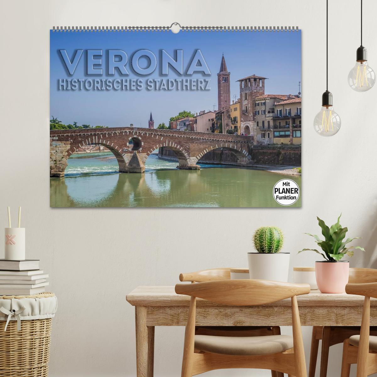 Bild: 9783435516308 | VERONA Historisches Stadtherz (Wandkalender 2025 DIN A2 quer),...