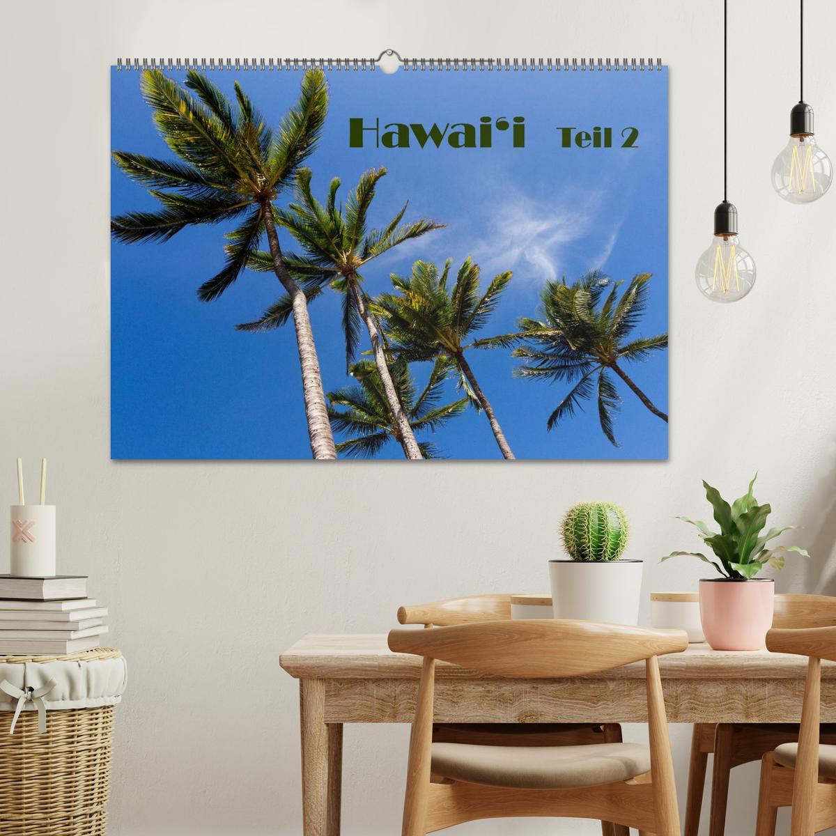 Bild: 9783435747894 | Hawai'i - Teil 2 (Wandkalender 2025 DIN A2 quer), CALVENDO...