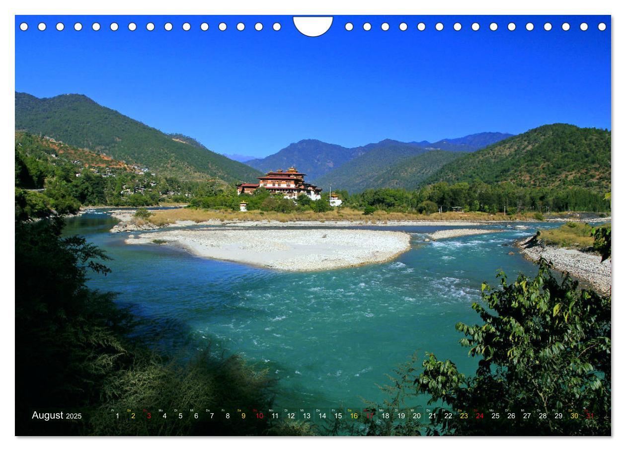 Bild: 9783435333042 | Königreich Bhutan - Juwel am Himalaya (Wandkalender 2025 DIN A4...