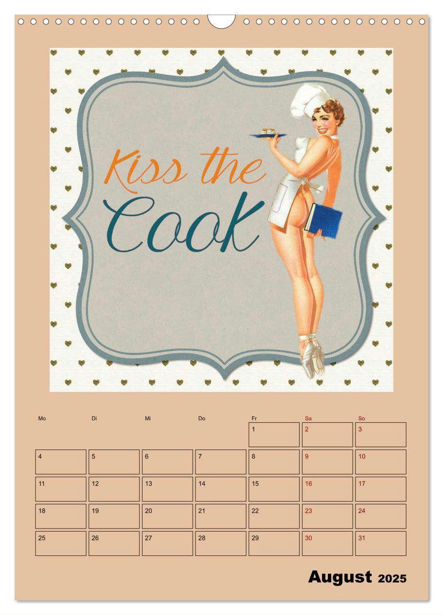 Bild: 9783435909841 | Retro Kult Pin-up-Girls (Wandkalender 2025 DIN A3 hoch), CALVENDO...