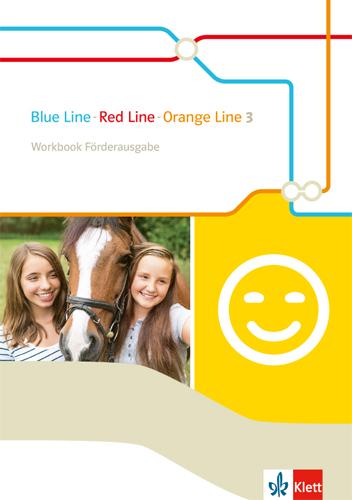 Cover: 9783125489134 | Blue Line - Red Line - Orange Line 3. Workbook Förderausgabe | 56 S.