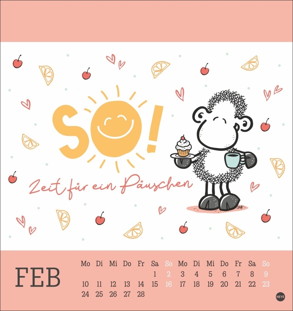 Bild: 9783756406968 | sheepworld Postkartenkalender 2025 | Kalender | Spiralbindung | 13 S.