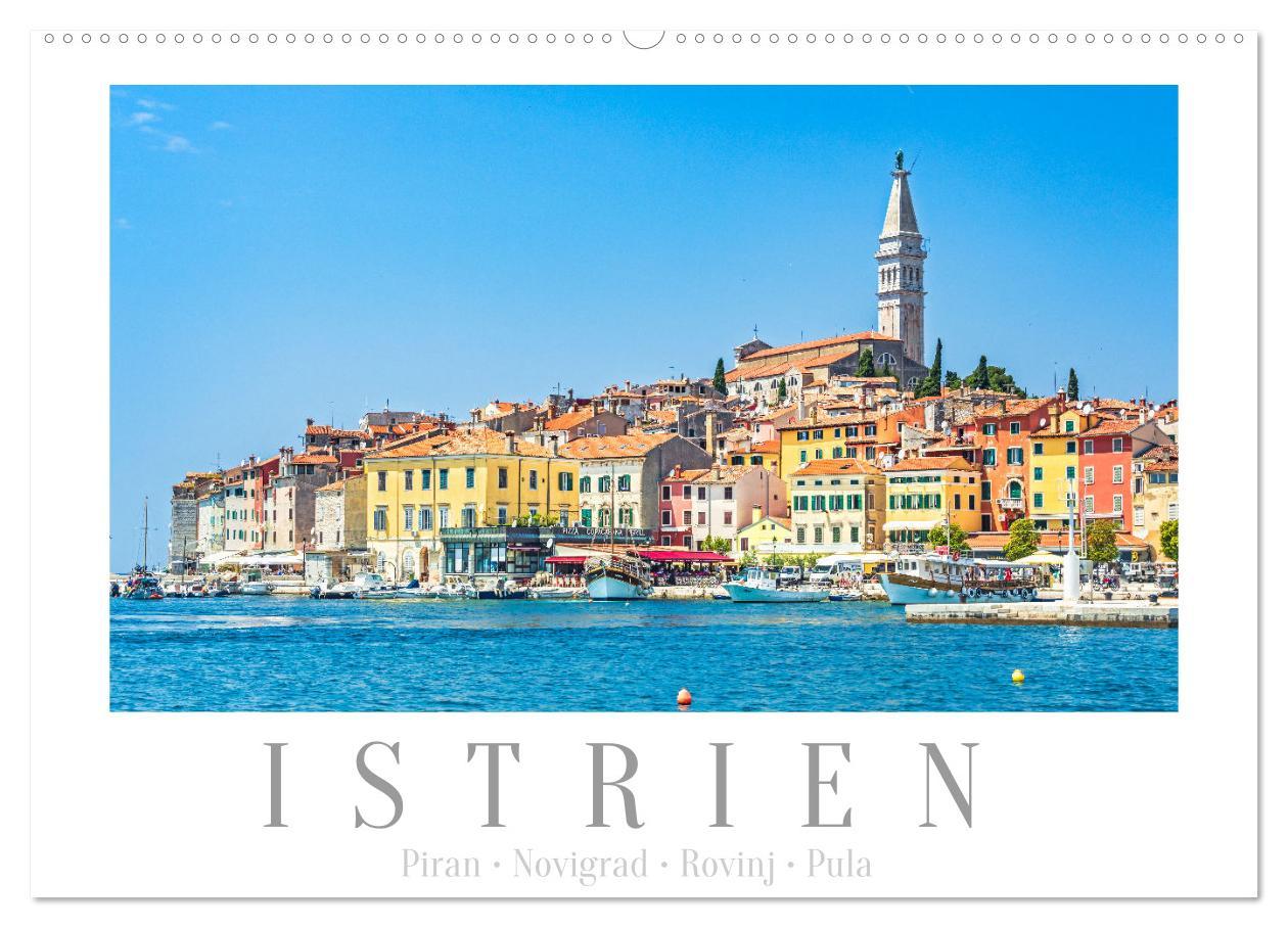 Cover: 9783435175352 | Istrien - Piran ¿ Novigrad ¿ Rovinj ¿ Pula (Wandkalender 2025 DIN...