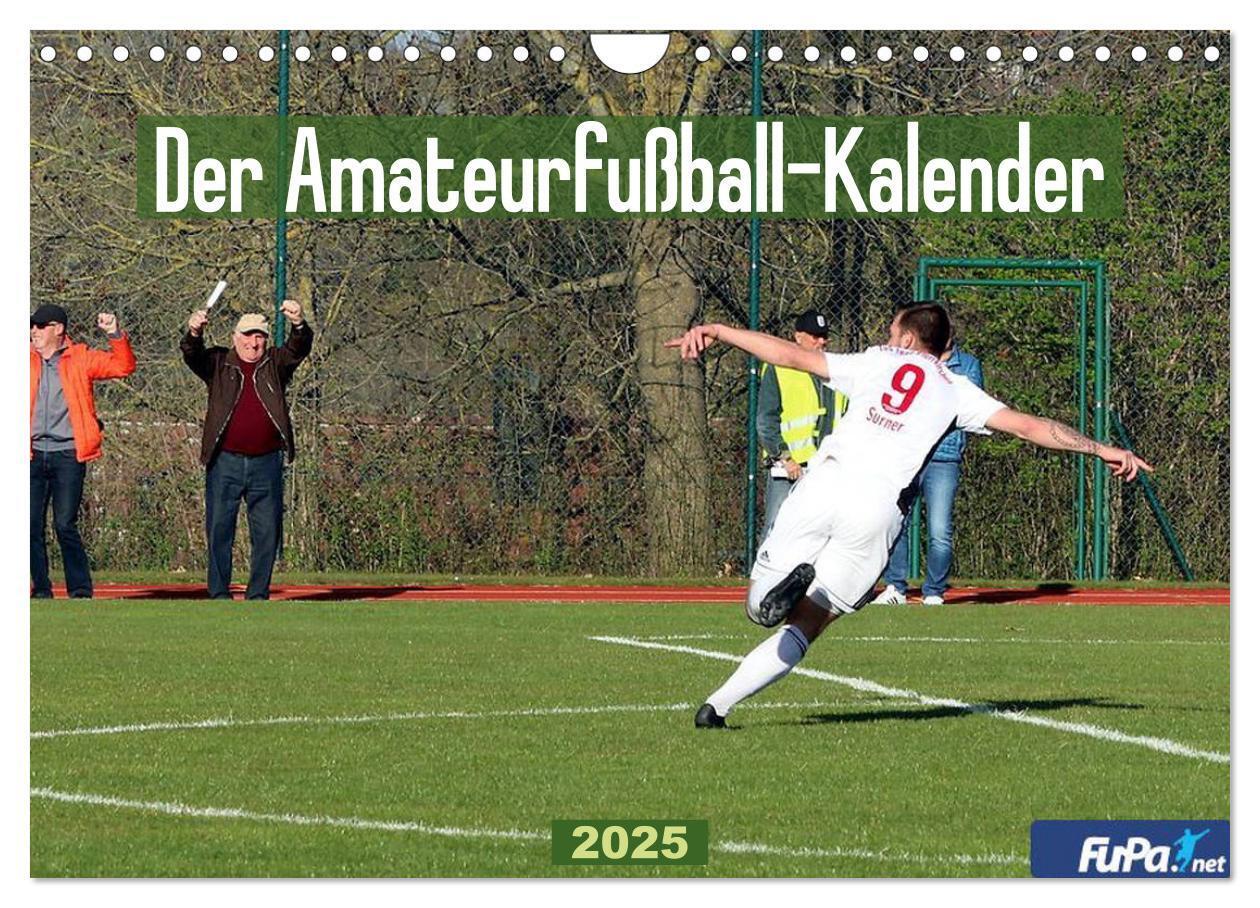 Cover: 9783435123056 | Der Amateurfußball-Kalender (Wandkalender 2025 DIN A4 quer),...