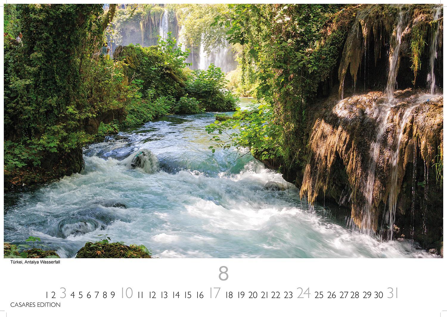 Bild: 9781835241097 | Wasserfälle 2025 S 24x35cm | Kalender | 14 S. | Deutsch | 2025