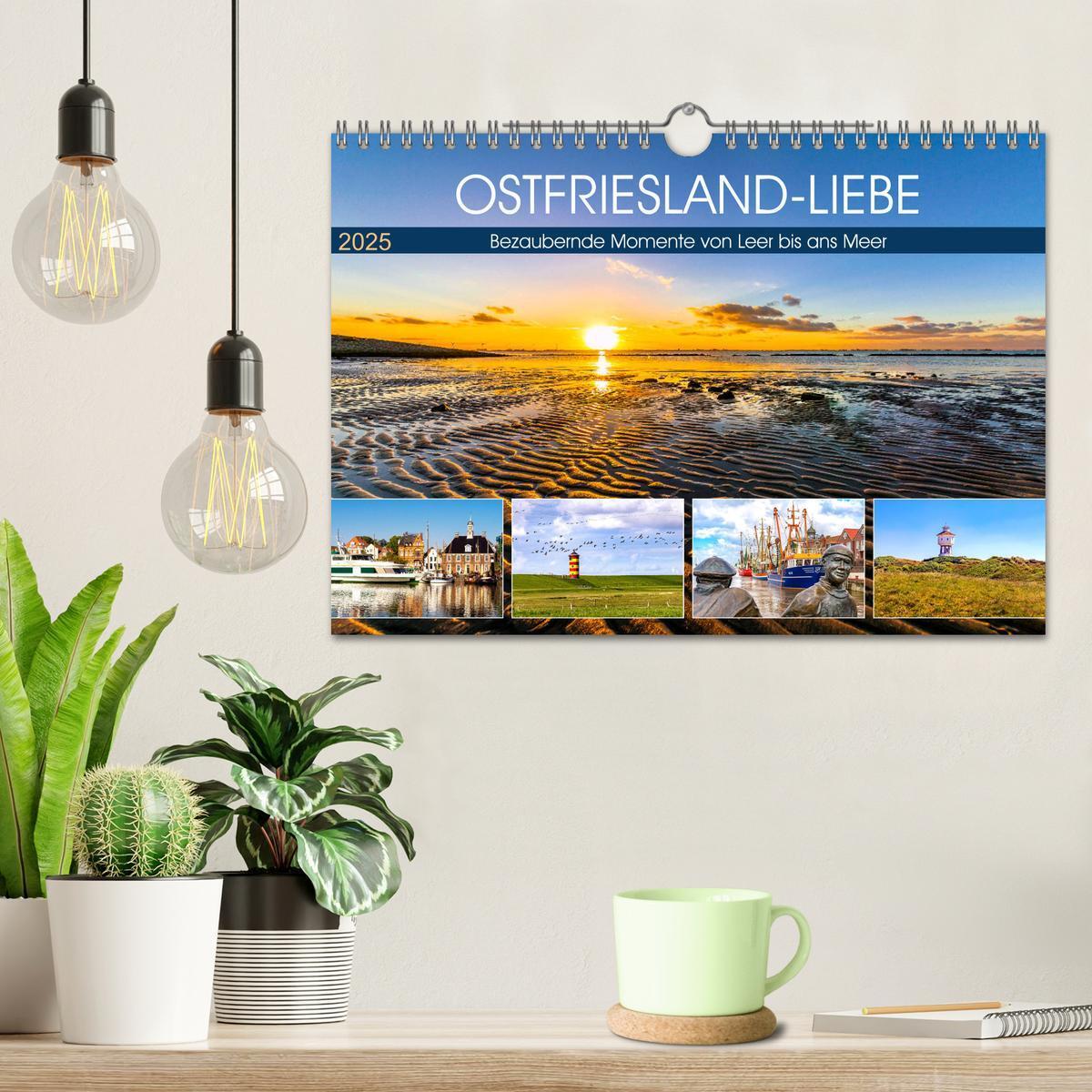 Bild: 9783435168118 | OSTFRIESLAND-LIEBE (Wandkalender 2025 DIN A4 quer), CALVENDO...