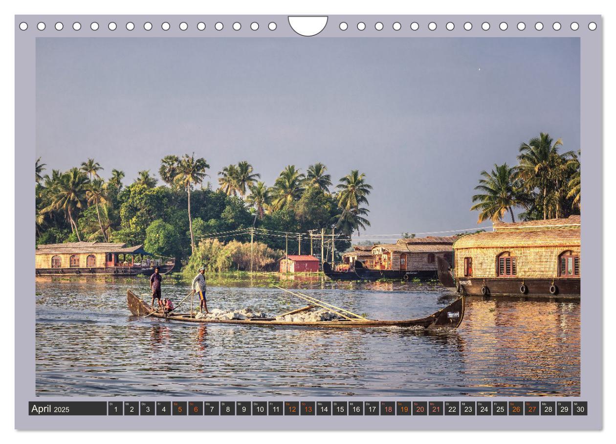 Bild: 9783435069859 | Kerala Backwaters - mit dem Hausboot durch die tropische Wasserwelt...