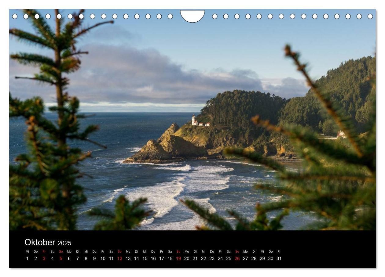 Bild: 9783435621033 | Die Oregon-Küste (Wandkalender 2025 DIN A4 quer), CALVENDO...