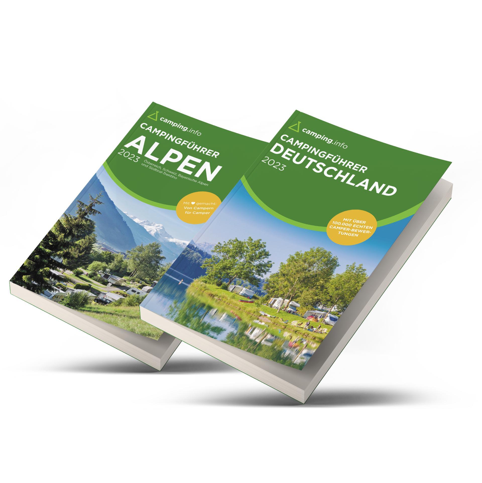 Cover: 9783982410036 | camping.info Campingführer Deutschland &amp; Alpen 2023 | GmbH | Buch