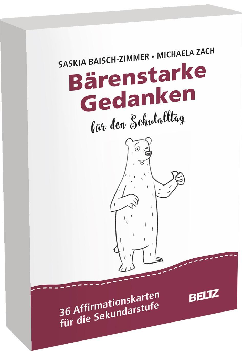 Cover: 4019172200442 | Bärenstarke Gedanken für den Schulalltag | Baisch-Zimmer (u. a.) | Box