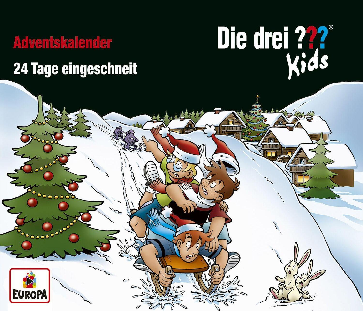 Cover: 9783803233356 | Die drei ??? Kids: Advenstkalender - 24 Tage eingeschneit | Ulf Blanck