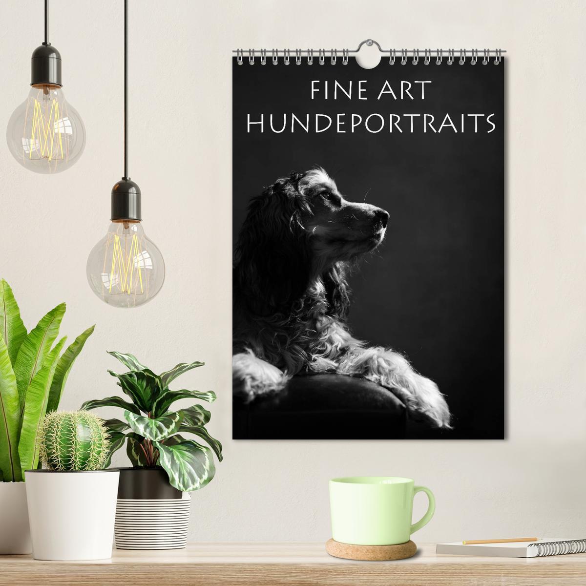 Bild: 9783435999491 | Fine Art Hundeportraits (Wandkalender 2025 DIN A4 hoch), CALVENDO...