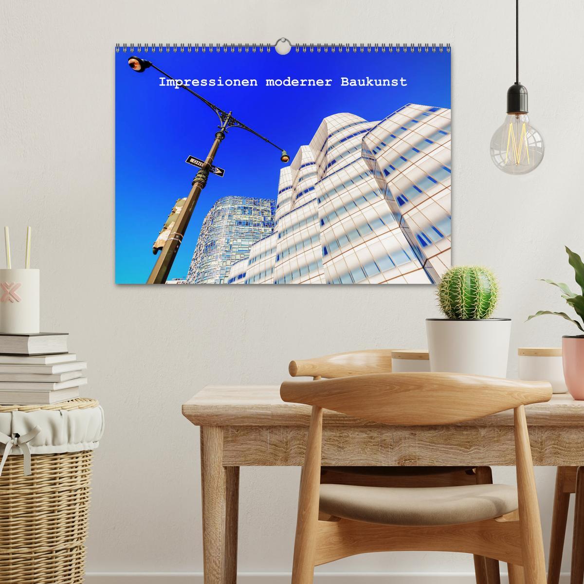 Bild: 9783435365036 | Impressionen moderner Baukunst (Wandkalender 2025 DIN A3 quer),...