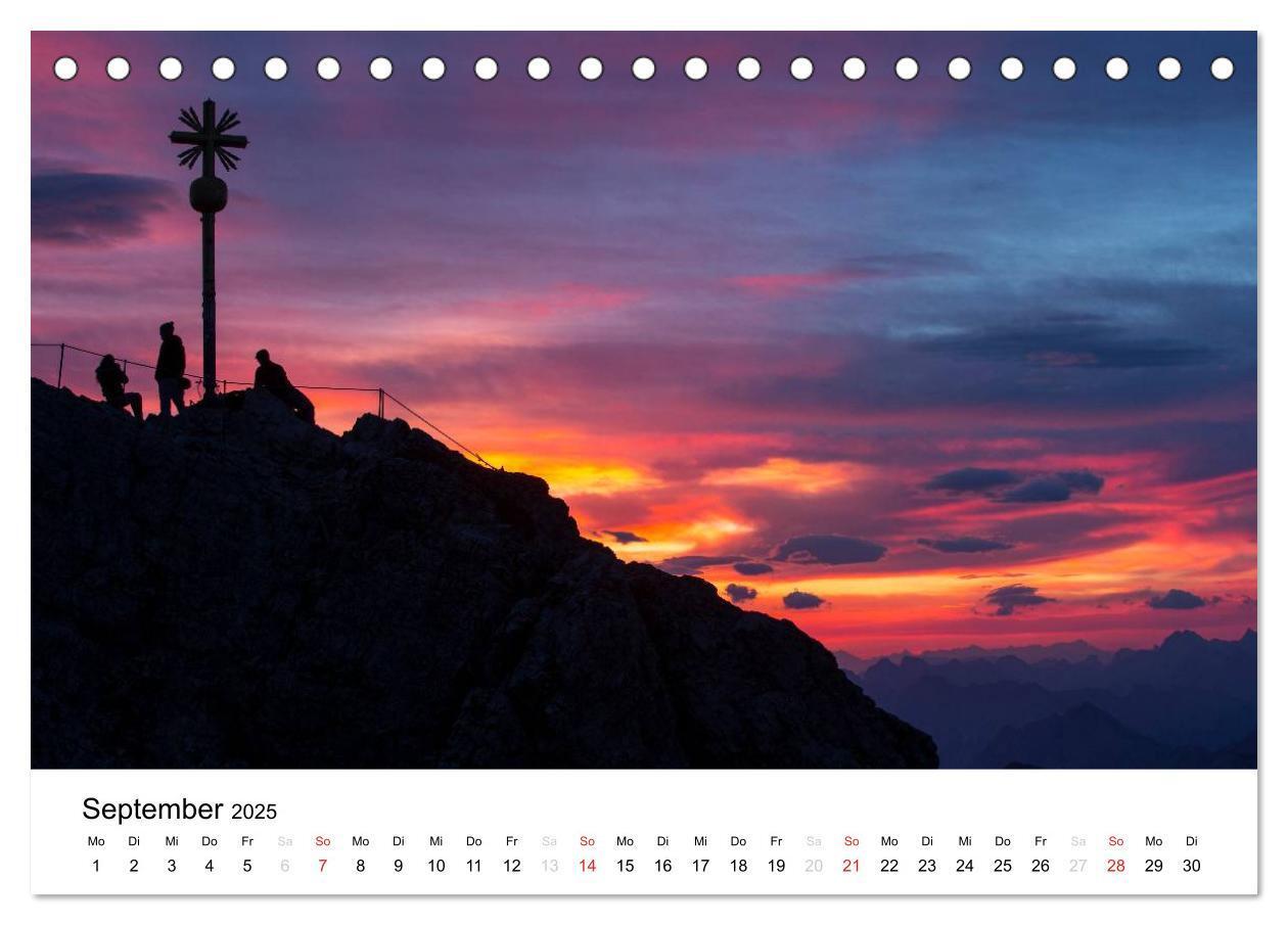 Bild: 9783435586165 | Zugspitz-Impressionen (Tischkalender 2025 DIN A5 quer), CALVENDO...