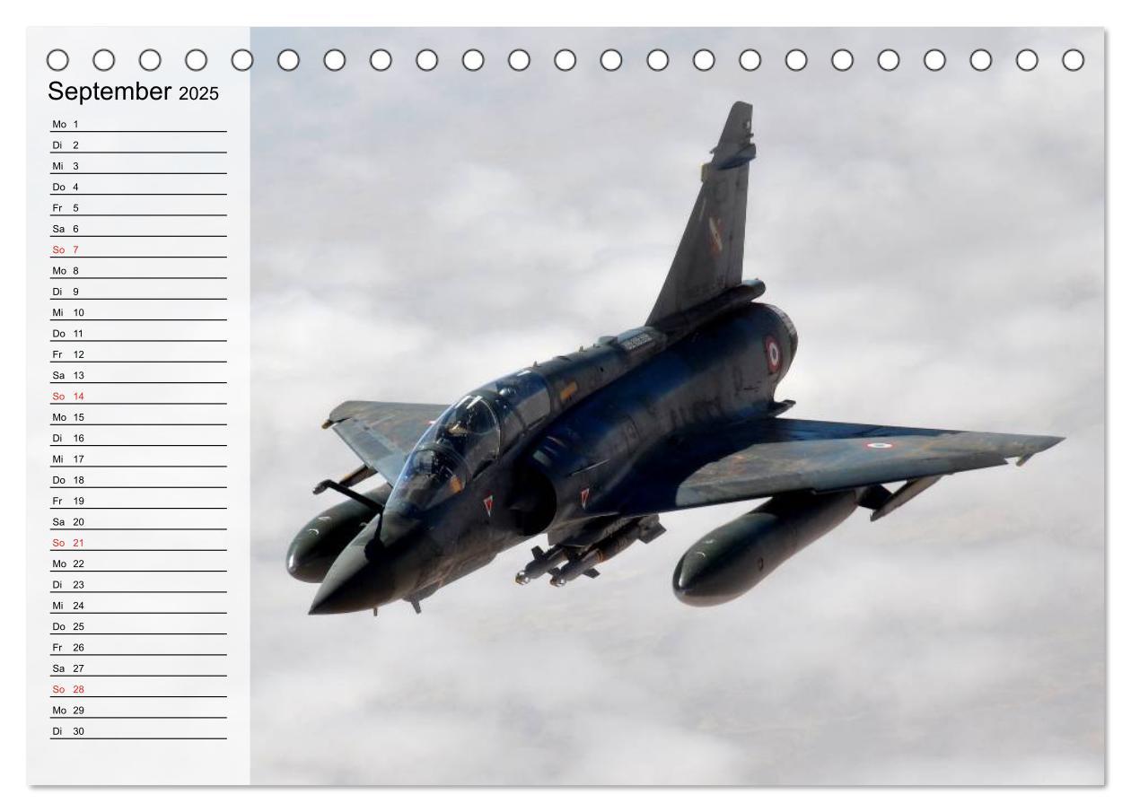 Bild: 9783435528943 | Kriegstechnik. Kampfjet-Impressionen (Tischkalender 2025 DIN A5...