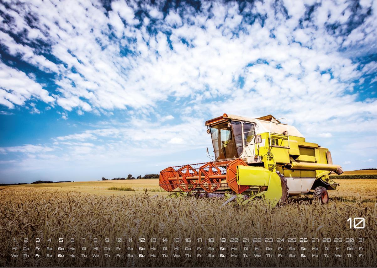 Bild: 9783986734428 | Landmaschinen - Traktor - 2025 - Kalender DIN A3 | GP-Fever.de | 15 S.