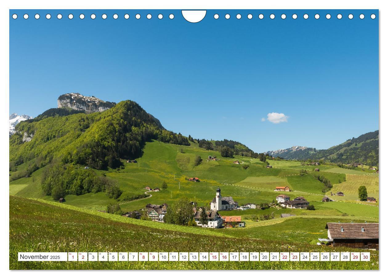 Bild: 9783435651023 | Appenzellerland (Wandkalender 2025 DIN A4 quer), CALVENDO...