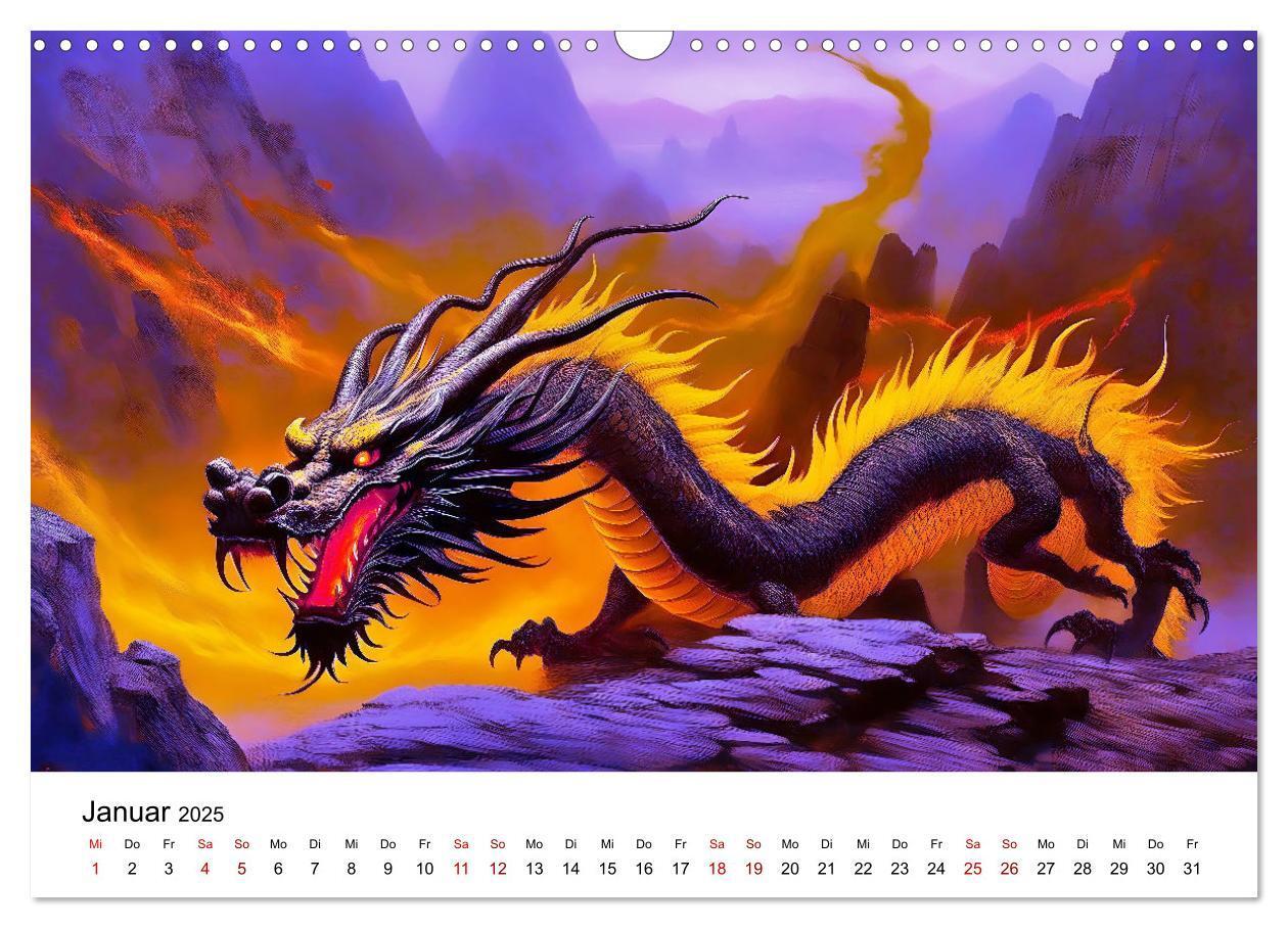 Bild: 9783383805639 | Drachen - Furchterregende und imposante Fabelwesen (Wandkalender...